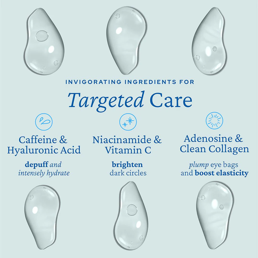 Korean Aqua Bomb Eye Gel - Niacinamide + Collagen Ceramic Tip Treatment