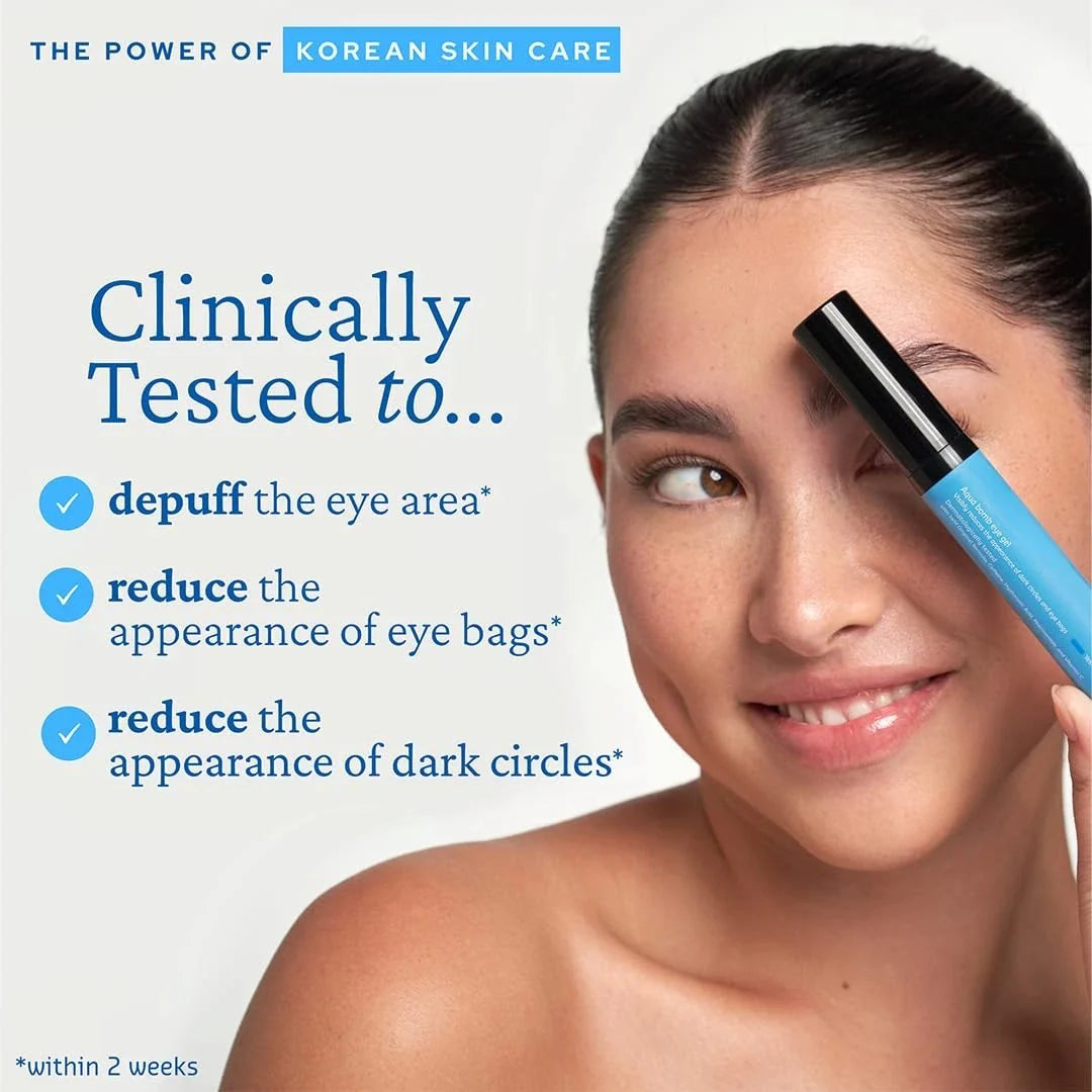 Korean Aqua Bomb Eye Gel - Niacinamide + Collagen Ceramic Tip Treatment